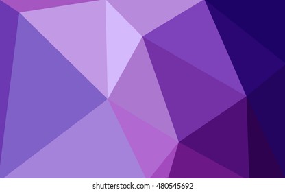 Multicolor pink, blue polygonal illustration, which consist of triangles. Geometric background in Origami style with gradient. Triangular design for your business.