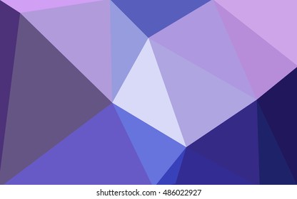 Multicolor pink, blue polygonal illustration, which consist of triangles. Geometric background in Origami style with gradient. Triangular design for your business.