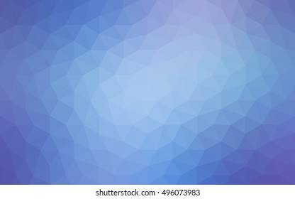Multicolor pink, blue polygonal illustration, which consist of triangles. Geometric background in Origami style with gradient. Triangular design for your business.