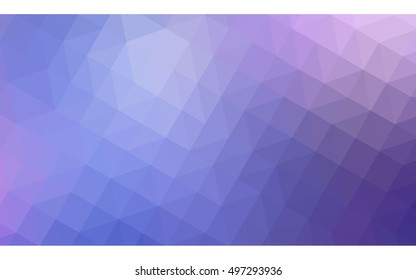 Multicolor pink, blue polygonal illustration, which consist of triangles. Geometric background in Origami style with gradient. Triangular design for your business.