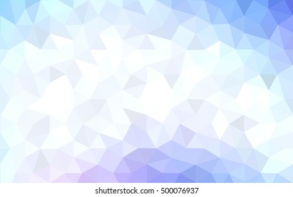 Multicolor pink, blue polygonal illustration, which consist of triangles. Geometric background in Origami style with gradient. Triangular design for your business.