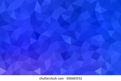 Multicolor pink, blue polygonal illustration, which consist of triangles. Geometric background in Origami style with gradient. Triangular design for your business.