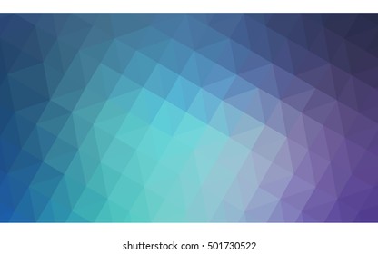 Multicolor pink, blue polygonal illustration, which consist of triangles. Geometric background in Origami style with gradient. Triangular design for your business.