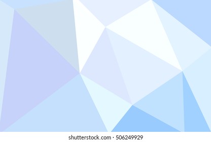Multicolor pink, blue polygonal illustration, which consist of triangles. Geometric background in Origami style with gradient. Triangular design for your business.