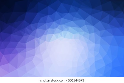Multicolor pink, blue polygonal illustration, which consist of triangles. Geometric background in Origami style with gradient. Triangular design for your business.