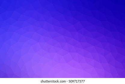 Multicolor pink, blue polygonal illustration, which consist of triangles. Geometric background in Origami style with gradient. Triangular design for your business.