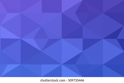 Multicolor pink, blue polygonal illustration, which consist of triangles. Geometric background in Origami style with gradient. Triangular design for your business.