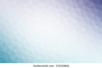 Multicolor pink, blue polygonal illustration, which consist of triangles. Geometric background in Origami style with gradient. Triangular design for your business.