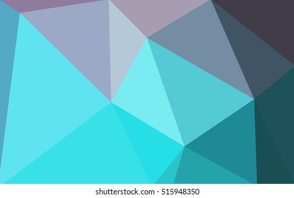 Multicolor pink, blue polygonal illustration, which consist of triangles. Geometric background in Origami style with gradient. Triangular design for your business.
