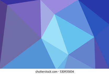 Multicolor pink, blue polygonal illustration, which consist of triangles. Geometric background in Origami style with gradient. Triangular design for your business.