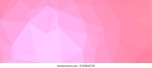 Padrão geométrico gradiente colorido cor rosa multicolor. Fundo dos triângulos. Quadrícula poligonal abstrata para o seu design. Imagem de plano de fundo legal para design de site.