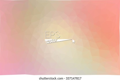 multicolor pink, green geometric rumpled triangular low poly origami style gradient illustration graphic background. Vector polygonal design for your business.
