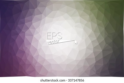multicolor pink, green geometric rumpled triangular low poly origami style gradient illustration graphic background. Vector polygonal design for your business.