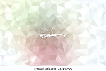 multicolor pink, green geometric rumpled triangular low poly origami style gradient illustration graphic background. Vector polygonal design for your business.