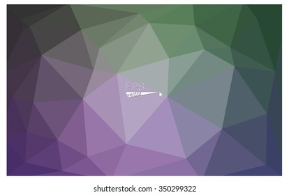 multicolor pink, green geometric rumpled triangular low poly origami style gradient illustration graphic background. Vector polygonal design for your business.