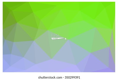 multicolor pink, green geometric rumpled triangular low poly origami style gradient illustration graphic background. Vector polygonal design for your business.