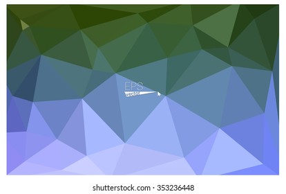 multicolor pink, green geometric rumpled triangular low poly origami style gradient illustration graphic background. Vector polygonal design for your business.