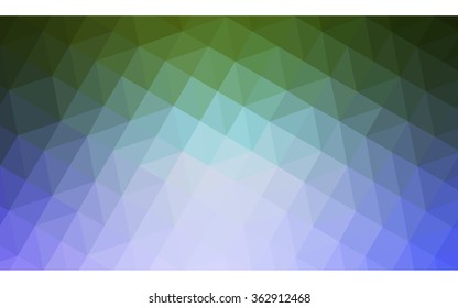 multicolor pink, green polygonal illustration, which consist of triangles. Geometric background in Origami style with gradient. Triangular design for your business in vector.