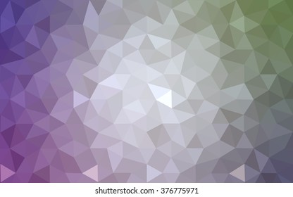 multicolor pink, green polygonal illustration, which consist of triangles. Geometric background in Origami style with gradient. Triangular design for your business.