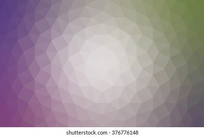 multicolor pink, green polygonal illustration, which consist of triangles. Geometric background in Origami style with gradient. Triangular design for your business.