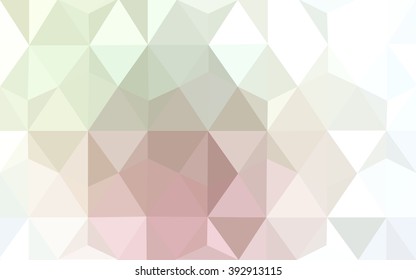 multicolor pink, green polygonal illustration, which consist of triangles. Geometric background in Origami style with gradient. Triangular design for your business.