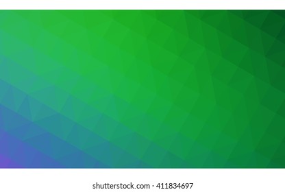 multicolor pink, green polygonal illustration, which consist of triangles. Geometric background in Origami style with gradient. Triangular design for your business.