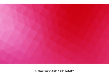 Multicolor pink, red, orange polygonal illustration, which consist of triangles. Geometric background in Origami style with gradient. Triangular design for your business in vector.
