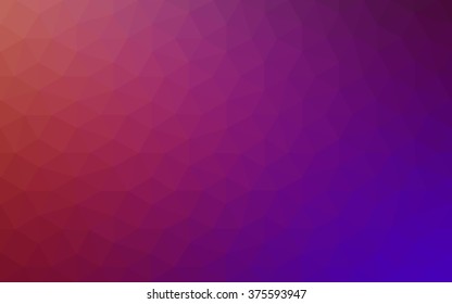 Multicolor pink, red, orange polygonal illustration, which consist of triangles. Geometric background in Origami style with gradient. Triangular design for your business.