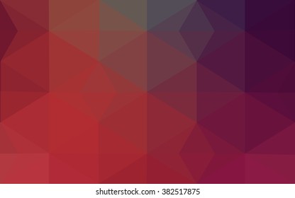 Multicolor pink, red, orange polygonal illustration, which consist of triangles. Geometric background in Origami style with gradient. Triangular design for your business.