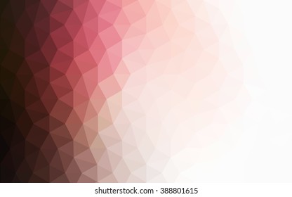 Multicolor pink, red, orange polygonal illustration, which consist of triangles. Geometric background in Origami style with gradient. Triangular design for your business.