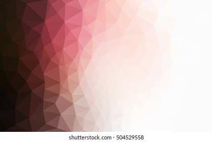Multicolor pink, red, orange polygonal illustration, which consist of triangles. Geometric background in Origami style with gradient. Triangular design for your business.