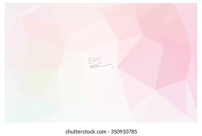 Multicolor pink, yellow geometric rumpled triangular low poly origami style gradient illustration graphic background. Vector polygonal design for your business.