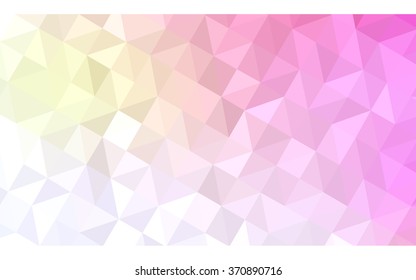 Multicolor pink, yellow polygonal illustration, which consist of triangles. Geometric background in Origami style with gradient. Triangular design for your business. Multicolor pink, yellow polygonal illustration, which consist of triangles. Geometric background in Origami style with gradient. Triangular design for your business.