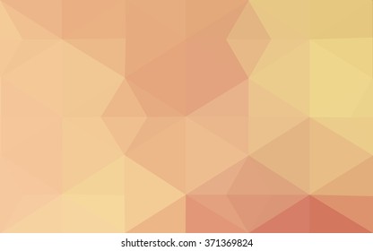 Multicolor pink, yellow polygonal illustration, which consist of triangles. Geometric background in Origami style with gradient. Triangular design for your business.