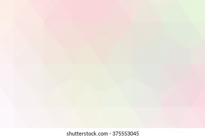 Multicolor pink, yellow polygonal illustration, which consist of triangles. Geometric background in Origami style with gradient. Triangular design for your business.