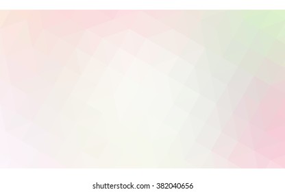 Multicolor pink, yellow polygonal illustration, which consist of triangles. Geometric background in Origami style with gradient. Triangular design for your business.