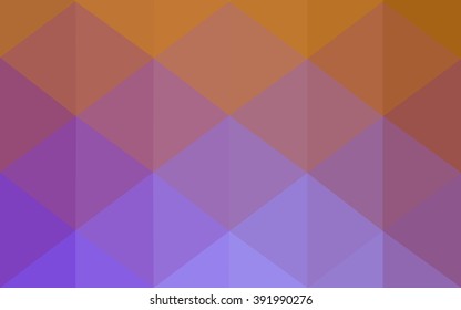 Multicolor pink, yellow polygonal illustration, which consist of triangles. Geometric background in Origami style with gradient. Triangular design for your business.
