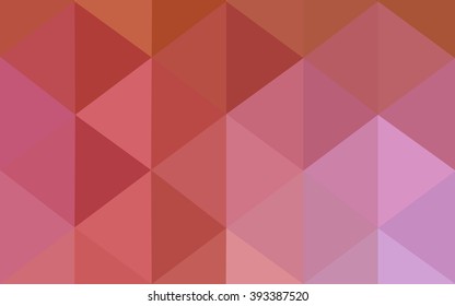 Multicolor pink, yellow polygonal illustration, which consist of triangles. Geometric background in Origami style with gradient. Triangular design for your business.