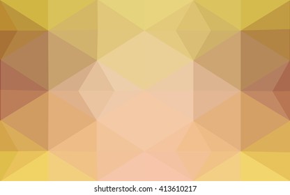 Multicolor pink, yellow polygonal illustration, which consist of triangles. Geometric background in Origami style with gradient. Triangular design for your business.