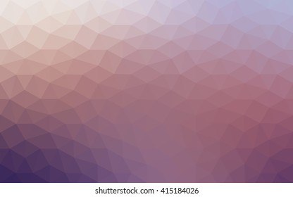 Multicolor pink, yellow polygonal illustration, which consist of triangles. Geometric background in Origami style with gradient. Triangular design for your business.
