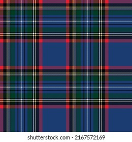 Multicolor Plaid Textured Seamless Pattern. Vector Design of Elegant Background for Fashion Textiles, Wallpaper, Banner, Packaging, Fabric Print, Decoration.
