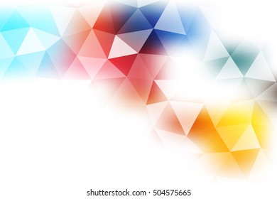 multicolor polygonal background. origami style. vector illustration. for design, presentation, innovation, wallpaper, business