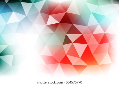 multicolor polygonal background. origami style. vector illustration. for design, presentation, innovation, wallpaper, business