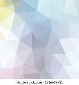 Multicolor polygonal illustration consisting of triangles. Geometric background in origami style with gradient. Triangular design for your business. Rainbow, the image of the spectrum. Polygon style