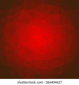 Multicolor polygonal illustration. Geometric background. Triangular design in vector.