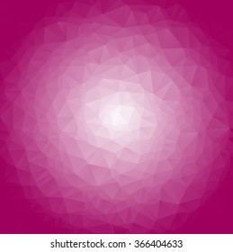 Multicolor polygonal illustration. Geometric background. Triangular design in vector.