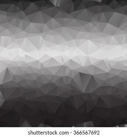 Multicolor polygonal illustration. Geometric background. Triangular polygons design in vector.