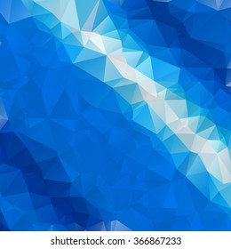 Multicolor polygonal illustration. Geometric background. Triangular design in vector.