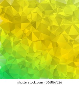 Multicolor polygonal illustration. Geometric background. Triangular design in vector.