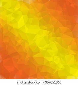 Multicolor polygonal illustration. Geometric background. Triangular design in vector